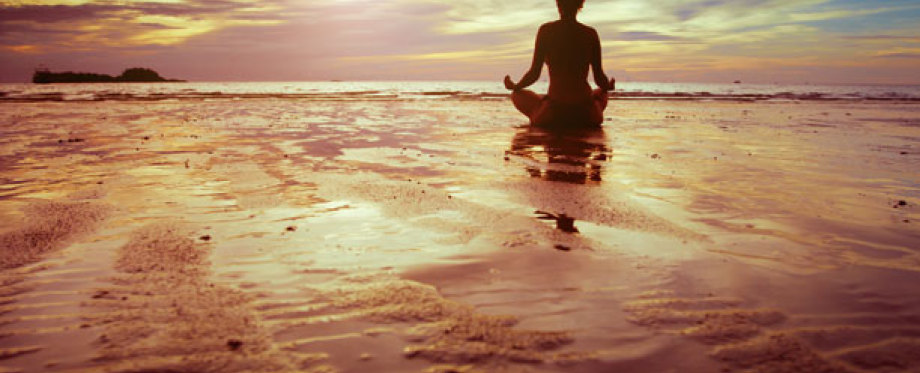 Yoga at the beach Ibiza